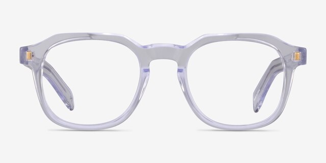Apricus Clear AcetateEyeglass Frames from EyeBuyDirect, Front View