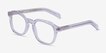 Apricus Clear Alternative MaterialsEyeglass Frames from EyeBuyDirect, Angle View