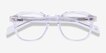 Apricus Clear Alternative MaterialsEyeglass Frames from EyeBuyDirect, Closed View