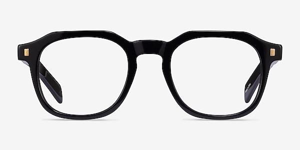 Apricus Black Acetate Eyeglass Frames