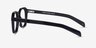Apricus Black AcetateEyeglass Frames from EyeBuyDirect, Side View