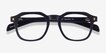 Apricus Black Alternative MaterialsEyeglass Frames from EyeBuyDirect, Closed View