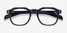 Apricus Black AcetateEyeglass Frames from EyeBuyDirect, Closed View