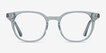 Auburn Clear Green Alternative MaterialsEyeglass Frames from EyeBuyDirect, Front View