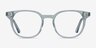 Auburn Clear Green AcetateEyeglass Frames from EyeBuyDirect, Front View