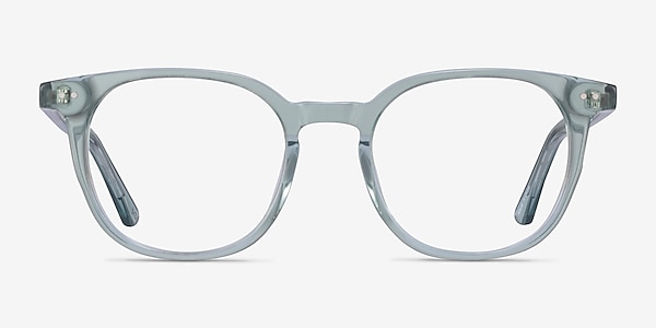 Auburn Clear Green Acetate Eyeglass Frames