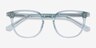 Auburn Clear Green AcetateEyeglass Frames from EyeBuyDirect, Closed View