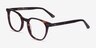 Auburn Tortoise AcetateEyeglass Frames from EyeBuyDirect, Angle View
