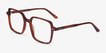 Yoko Tortoise Alternative MaterialsEyeglass Frames from EyeBuyDirect, Angle View