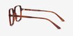 Yoko Tortoise Alternative MaterialsEyeglass Frames from EyeBuyDirect, Side View