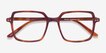 Yoko Tortoise Alternative MaterialsEyeglass Frames from EyeBuyDirect, Closed View