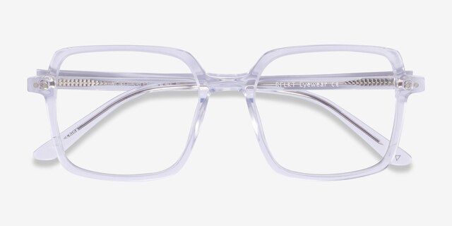 Yoko Clear AcetateEyeglass Frames from EyeBuyDirect, Closed View