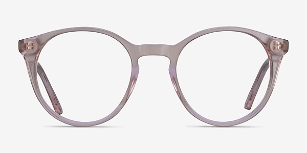 Latta Clear Pink Acetate Eyeglass Frames