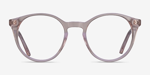 Latta Clear Pink Acétate Montures de lunettes de vue