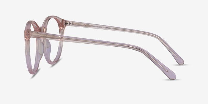 Latta Clear Pink Acetate Eyeglass Frames from EyeBuyDirect