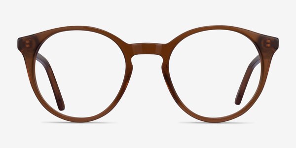 Latta Clear Brown Acétate Montures de lunettes de vue