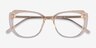 Magnolia Clear Yellow AcetateEyeglass Frames from EyeBuyDirect, Closed View