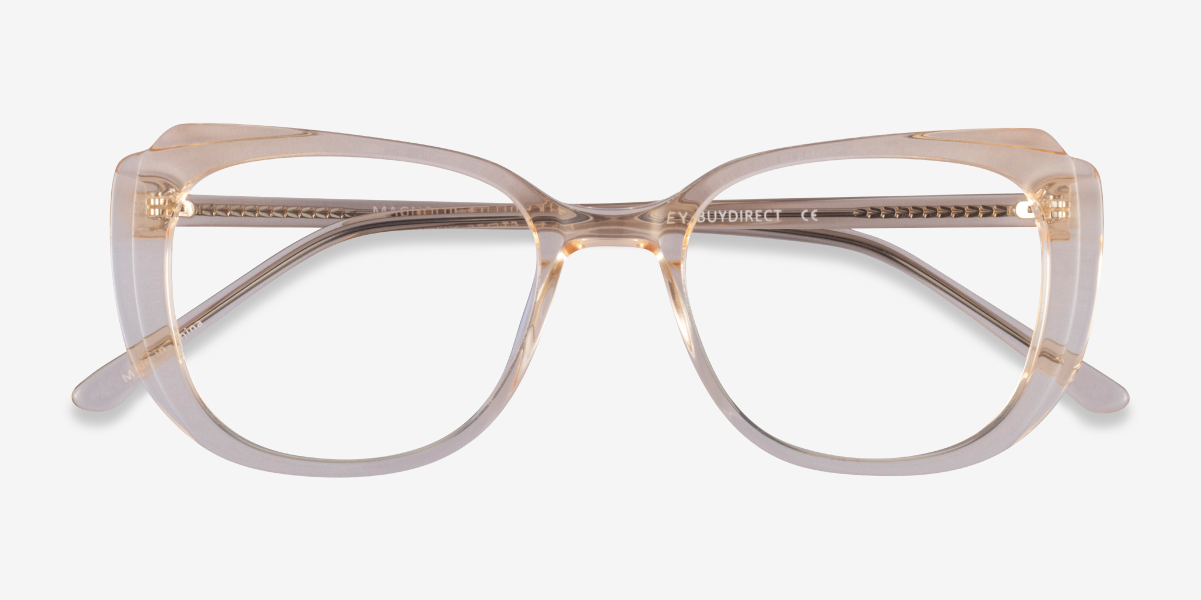 Magnolia Square Clear Yellow Glasses for Women | Eyebuydirect