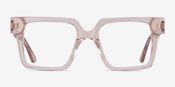 Granada Clear Pink Acétate Montures de lunettes de vue