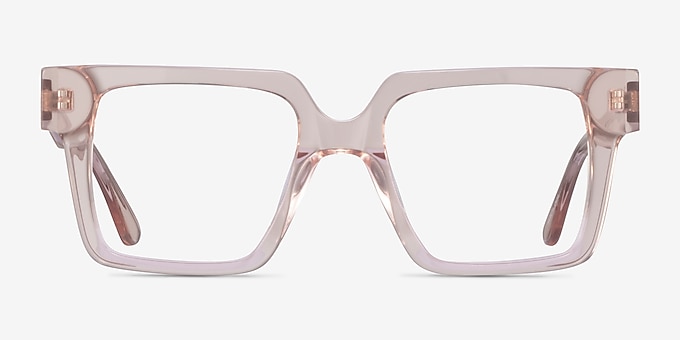 Granada Clear Pink Acetate Eyeglass Frames
