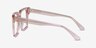 Granada Clear Pink AcetateEyeglass Frames from EyeBuyDirect, Side View