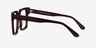 Granada Dark Brown AcetateEyeglass Frames from EyeBuyDirect, Side View