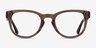 Cezanne Clear Brown AcetateEyeglass Frames from EyeBuyDirect, Front View