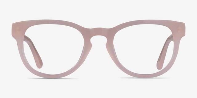 Cezanne Clear Pink AcetateEyeglass Frames from EyeBuyDirect, Front View