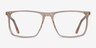 Fairmont Clear Yellow AcetateEyeglass Frames from EyeBuyDirect, Front View