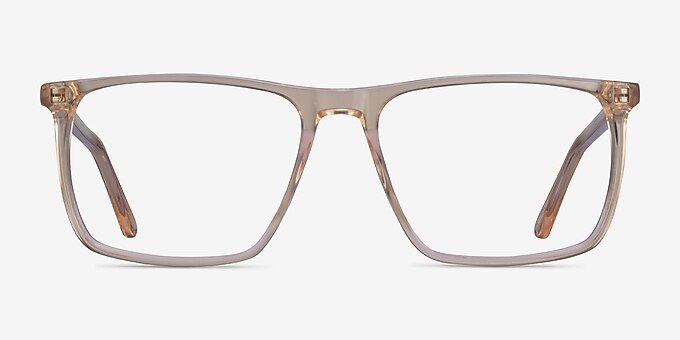 Fairmont Clear Yellow Acetate Eyeglass Frames