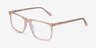 Fairmont Clear Yellow AcetateEyeglass Frames from EyeBuyDirect, Angle View