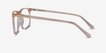 Fairmont Clear Yellow AcetateEyeglass Frames from EyeBuyDirect, Side View