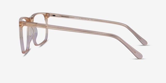 Fairmont Clear Yellow AcetateEyeglass Frames from EyeBuyDirect, Side View