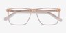 Fairmont Clear Yellow AcetateEyeglass Frames from EyeBuyDirect, Closed View
