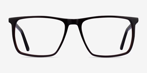 Fairmont Marron foncé Acétate Montures de lunettes de vue