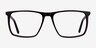 Fairmont Dark Brown AcetateEyeglass Frames from EyeBuyDirect, Front View