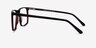 Fairmont Dark Brown AcetateEyeglass Frames from EyeBuyDirect, Side View
