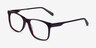 Joshua Dark Brown AcetateEyeglass Frames from EyeBuyDirect, Angle View