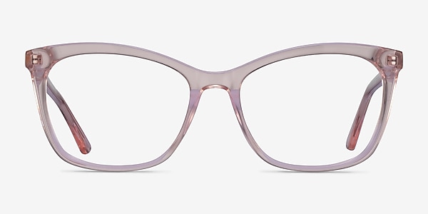 Rosie Clear Pink Acetate Eyeglass Frames