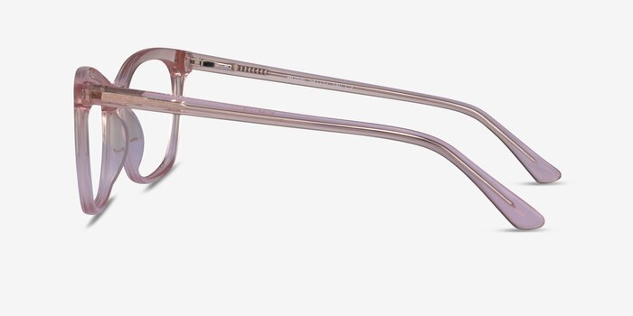 Rosie Clear Pink Acetate Eyeglass Frames from EyeBuyDirect