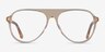 Percussive Clear Yellow AcetateEyeglass Frames from EyeBuyDirect, Front View