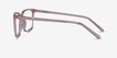 Panoply Clear Pink AcetateEyeglass Frames from EyeBuyDirect, Side View