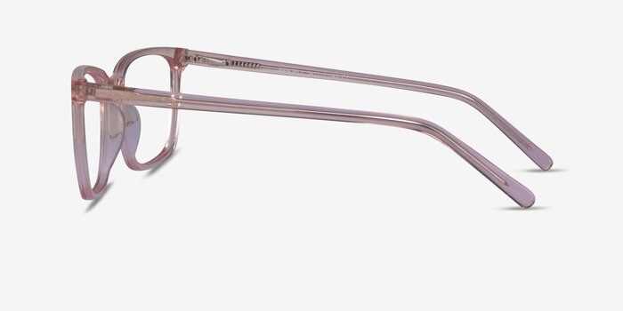 Panoply Clear Pink Acetate Eyeglass Frames from EyeBuyDirect