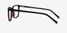 Panoply Dark Brown AcetateEyeglass Frames from EyeBuyDirect, Side View