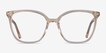 Carola Clear Yellow AcetateEyeglass Frames from EyeBuyDirect, Front View