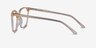 Carola Clear Yellow AcetateEyeglass Frames from EyeBuyDirect, Side View