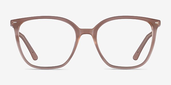 Carola Clear Brown Acetate Eyeglass Frames