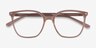 Carola Clear Brown AcetateEyeglass Frames from EyeBuyDirect, Closed View