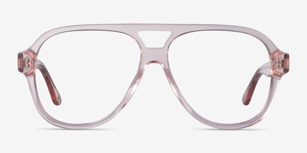 Iggy Clear Pink Acétate Montures de lunettes de vue