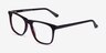 Veronese Dark Brown AcetateEyeglass Frames from EyeBuyDirect, Angle View